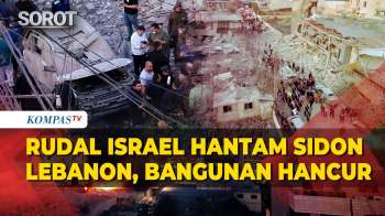 Rudal Israel Hantam Sidon, Bangunan Di Lebanon Hancur