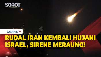 Rudal Iran Kembali 'Hujani' Langit Israel! Sirene Menggema Di Tel Aviv