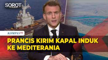 Konflik AS-Israel vs Iran Memanas! Prancis Kirim Kapal Induk ke Laut Mediterania