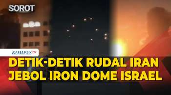 Rudal Iran Jebol Iron Dome Israel! Warga Panik Ledakan Dahsyat di Kota Yerusalem