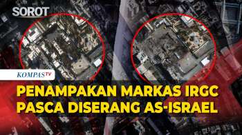 Terkuak! Citra Satelit Markas IRGC di Teheran Pasca Dibombardir AS–Israel