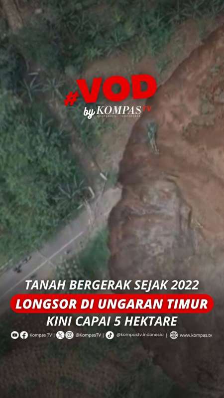 Tanah Bergerak Sejak 2022, Longsor di Ungaran Timur Semarang Capai 5 Hektare