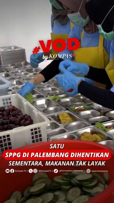 1 SPPG DI PALEMBANG DIHENTIKAN SEMENTARA, MAKANAN TAK LAYAK