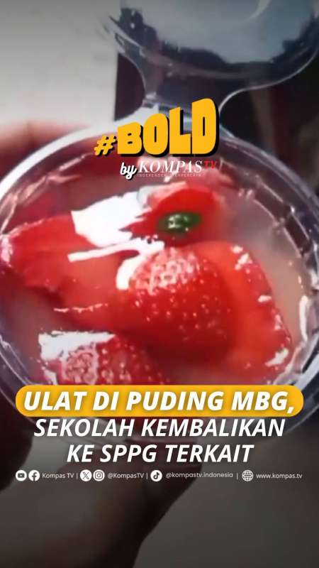 ULAT DI PUDING MBF, SEKOLAH KEMBALIKAN KE SPPG TERKAIT
