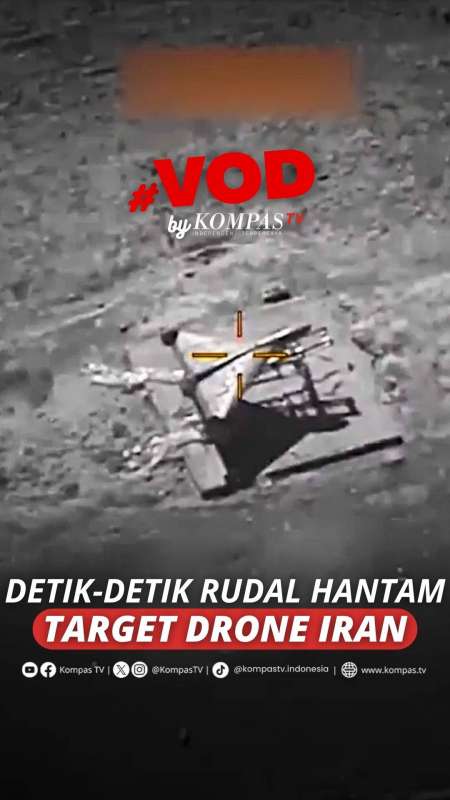 DETIK-DETIK RUDAL HANTAM TARGET DRONE IRAN