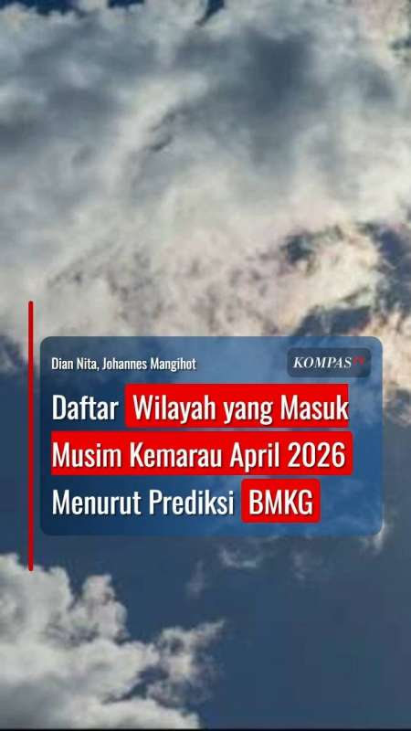 Ini Daftar Wilayah Yang Masuk Musim Kemarau April 2026 Menurut Prediksi BMKG