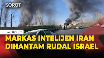 Markas Intelijen Iran Diserang Rudal Iran! Asap Tebal Membumbung Tinggi Ke Langit