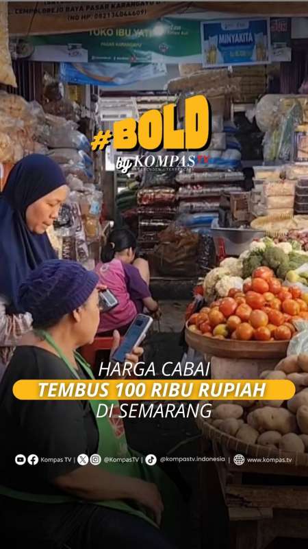 HARGA CABAI DI SEMARANG TEMBUS RP100 RIBU PER KILOGRAM