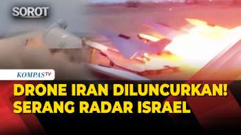 Terbaru! Detik-Detik Iran Luncurkan Drone Targetkan Instalasi Radar Israel
