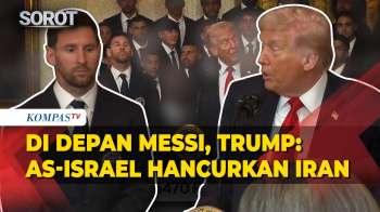 Di Depan Messi, Trump Bicara Perang AS-Israel VS Iran: Kami Hancurkan Misil Mereka Setiap Jam