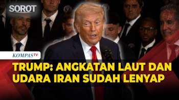Pernyataan Presiden Trump, Angkatan Laut Dan Angkatan Udara Iran Sudah Lenyap