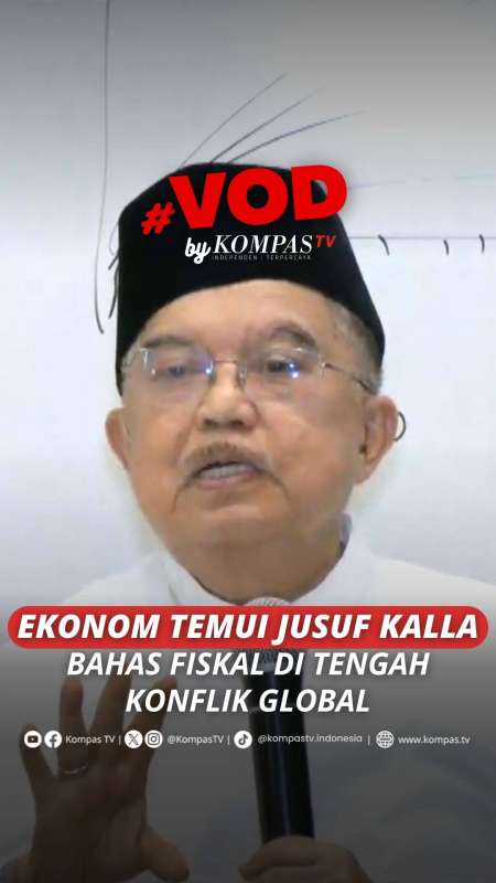 EKONOM TEMUI JUSUF KALLA BAHAS FISKAL DI TENGAH KONFLIK GLOBAL
