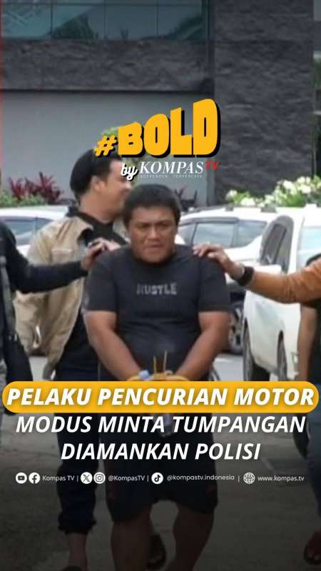 PELAKU PENCURIAN MOTOR MODUS MINTA TUMPANGAN DIAMANKAN POLISI