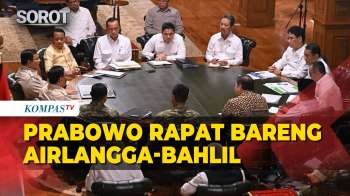 Prabowo Rapat Bareng Airlangga hingga Bahlil di Hambalang, Bahas Persiapan Jelang Idulfitri