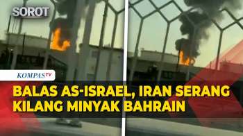 Ngamuk! Iran Balas Serangan AS-Israel, Kilang Minyak Bahrain Diledakkan
