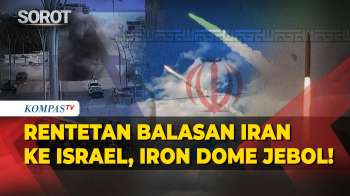 Rentetan Serangan Balasan Iran ke Israel, Iron Dome Jebol!