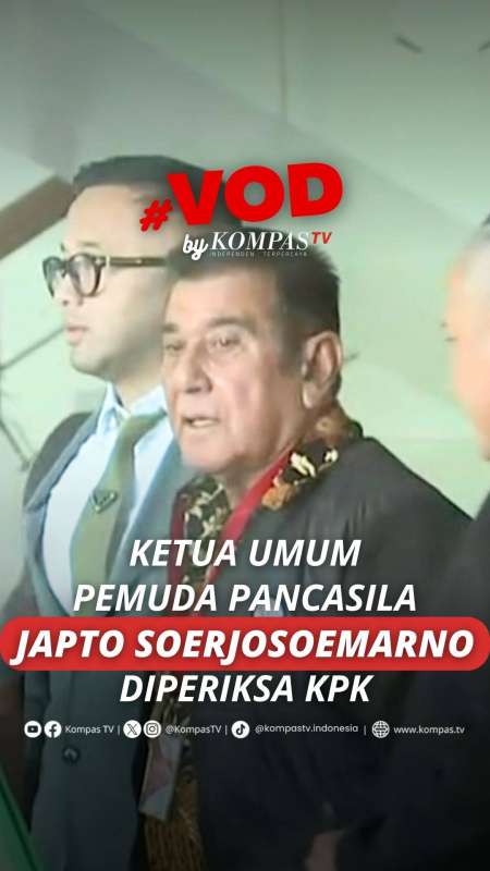 KETUA UMUM PEMUDA PANCASILA JAPTO SOERJOSOEMARNO DIPERIKSA KPK