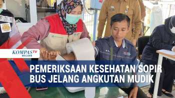 Pemeriksaan Kesehatan Sopir Bus Jelang Angkutan Mudik Lebaran