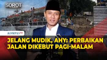 Jelang Mudik Lebaran, AHY: Perbaikan Jalan Dikerjakan Pagi, Siang, Malam