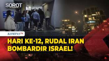 Perang Hari Ke-12! Rudal Iran Bombardir Tel Aviv, Sirene Meraung Bikin Warga Cari Perlindungan