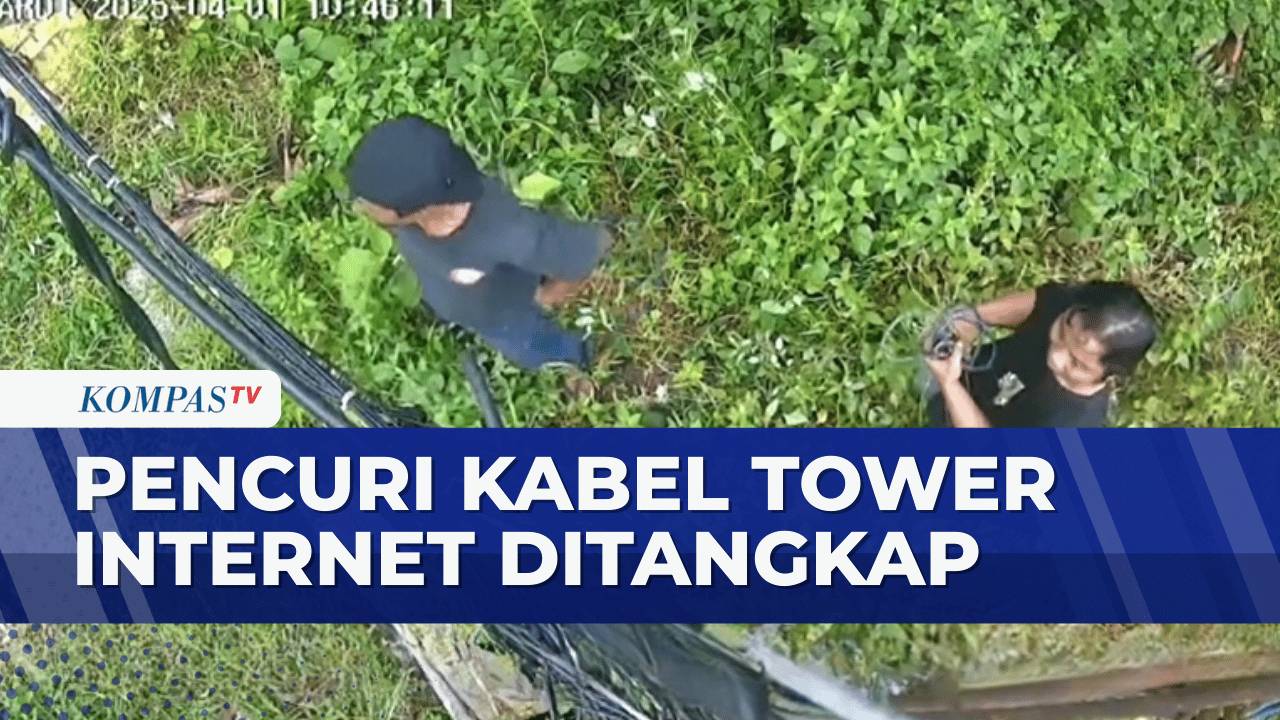Terekam CCTV! Aksi Pencurian Kabel Tower Internet Di Samarinda | BORGOL