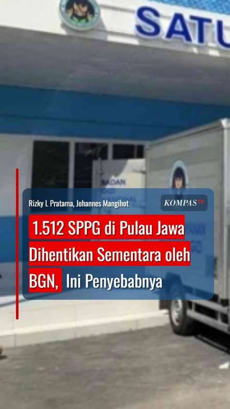 1.512 SPPG di Pulau Jawa Dihentikan Sementara oleh BGN, Ini Penyebabnya