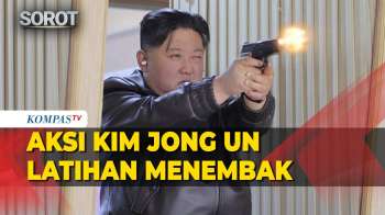 Aksi Kim Jong Un Dan Putrinya Kim Ju Ae Latihan Menembak