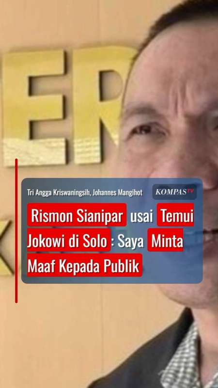 Rismon Sianipar usai Temui Jokowi di Solo: Saya Minta Maaf Kepada Publik