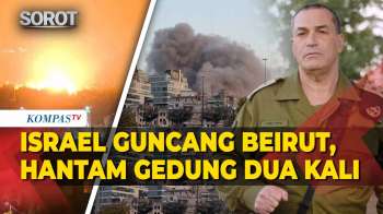 Serangan Israel Guncang Beirut, Gedung Di Distrik Bashoura Dihantam Dua Kali