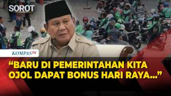 Presiden Prabowo Bangga Baru Di Era Pemerintahannya Ojol Dapat Bonus Hari Raya Idulfitri