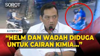 Temukan Petunjuk! Polisi Uji Labfor Helm-Wadah Air Keras Terduga Pelaku Penyiram Andrie Yunus
