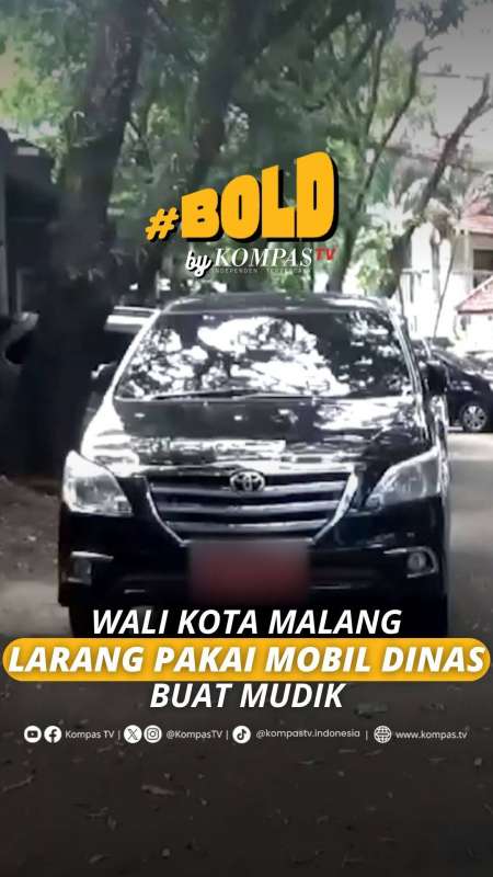 WALI KOTA MALANG LARANG PAKAI MOBIL DINAS BUAT MUDIK