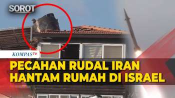 Penampakan Pecahan Rudal Iran Hantam Rumah Pendudukan Israel