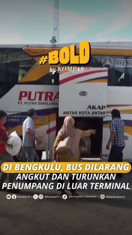 DI BENGKULU, BUS DILARANG ANGKUT DAN TURUNKAN PENUMPANG DI LUAR TERMINAL