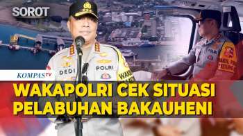 Wakapolri Pantau Langsung Dari Udara Situasi Pelabuhan Merak-Bakauheni