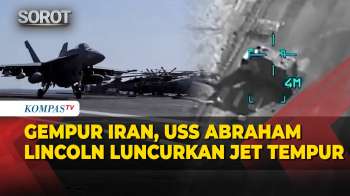 Operasi AS–Israel Masuk Pekan Ketiga, USS Abraham Lincoln Luncurkan Jet Tempur Serang Iran