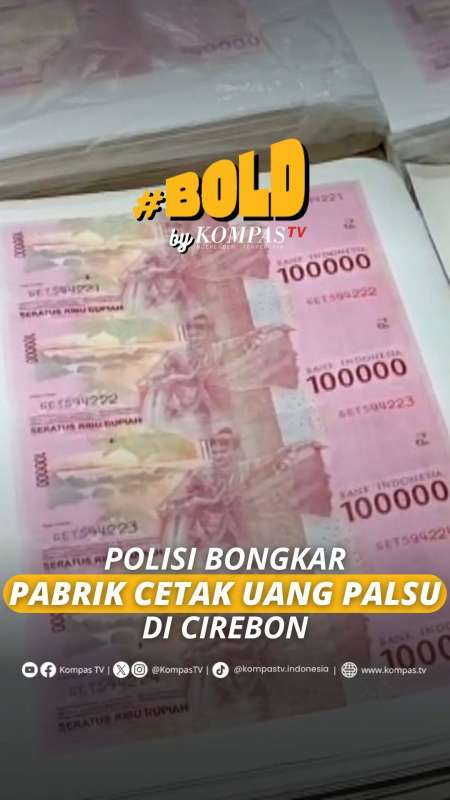 POLISI BONGKAR PABRIK CETAK UANG PALSU DI CIREBON