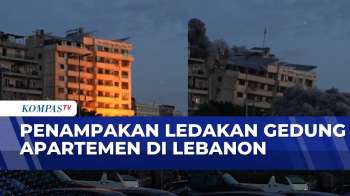 Detik-Detik Israel Ledakan Apartemen 22 Lantai di Lebanon | KOMPAS MALAM