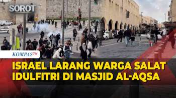 Israel Larang Warga Palestina Salat Idulfitri di Masjid Al-Aqsa, Aparat Tembak Gas Air Mata!