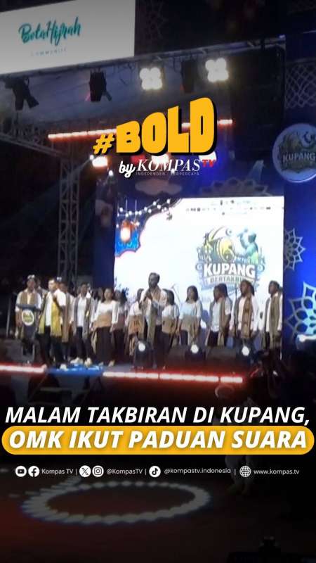MALAM TAKBIRAN DI KUPANG, OMK IKUT PADUAN SUARA