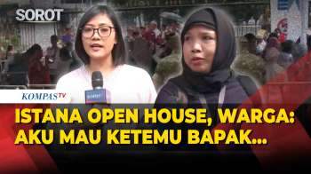 Antusias Warga Datang Open House di Istana, Sudah Mengular Sejak Pagi Hari