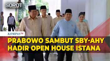 Presiden Prabowo Sambut SBY-AHY Hadir Open House Lebaran Idulfitri 2026 di Istana