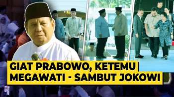 Deretan Giat Prabowo: Bertemu Megawati Hingga Sambut Joko Widodo Di Istana