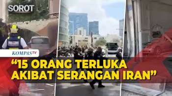 Tel Aviv Diserang! 15 Warga Terluka, Tim Penyelamat Bergerak Cepat