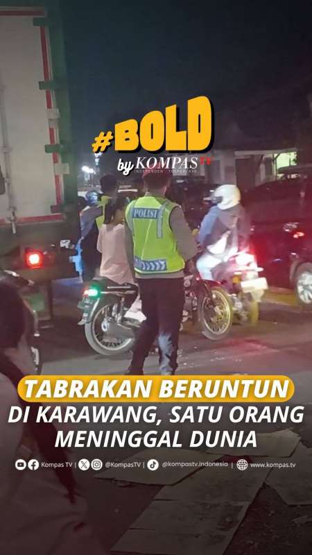 TABRAKAN BERUNTUN DI KARAWANG, SATU ORANG MENINGGAL DUNIA
