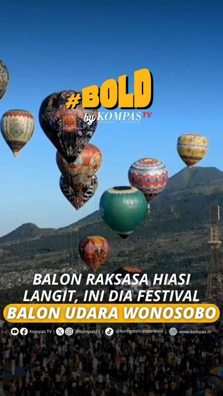 BALON RAKSASA HIASI LANGIT, INI DIA FESTIVAL BALON UDARA WONOSOBO