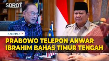 Presiden Prabowo Telepon PM Malaysia Anwar Ibrahim, Bahas Timur Tengah