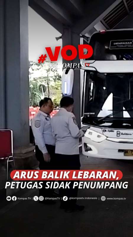 ARUS BALIK LEBARAN, PETUGAS SIDAK PENUMPANG