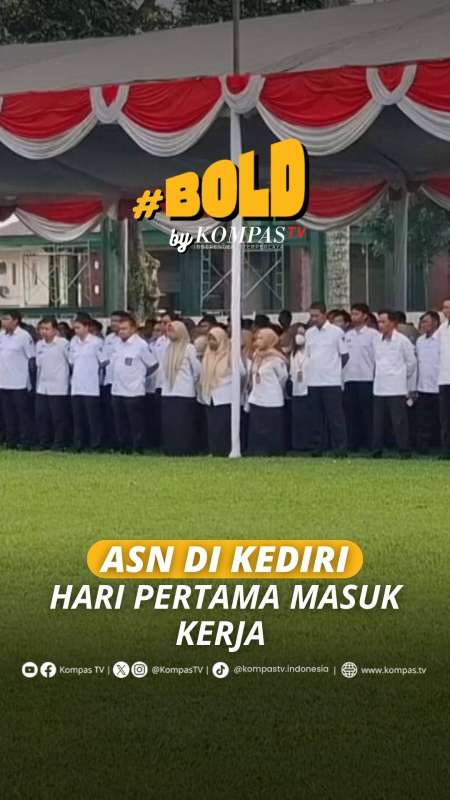 ASN DI KEDIRI HARI PERTAMA MASUK KERJA