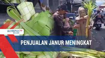 Jelang Tradisi Lebaran Ketupat, Permintaan Janur Di Kota Malang Meningkat